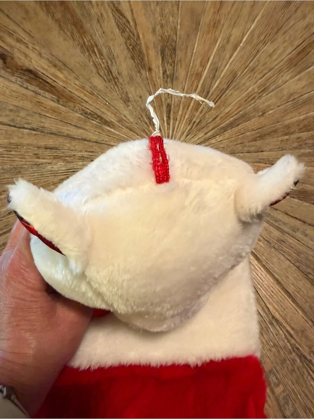 Vintage 1987 Mac Bear Plush Teddy Bear Christmas Stocking Lees Mfg. Co. Tartan